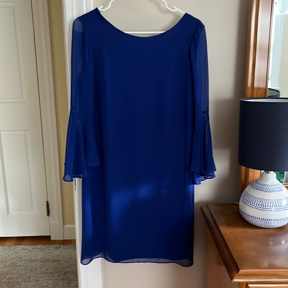 INC International Concepts Cobalt Blue Dress